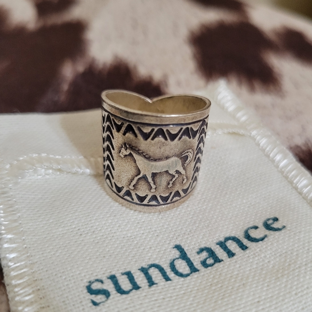 NEW Sundance Silver Equestrian Ring